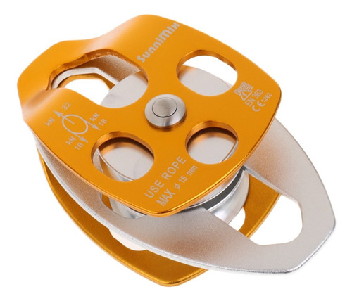 . 32kn Doble Polea For Cuerda Rescate Árboles Escalada En