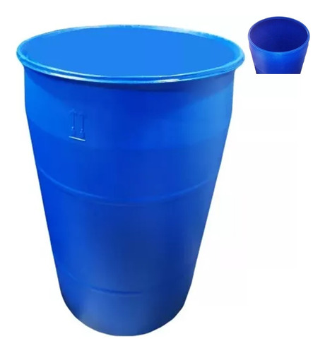 Caneca Plástica De 220 Litros (Reacondicionado)