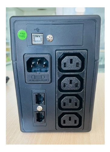 Imagen 5 de 7 de Ups 650va 360w 4 Salidas Iec320-c13 Con Pantalla / Diacon