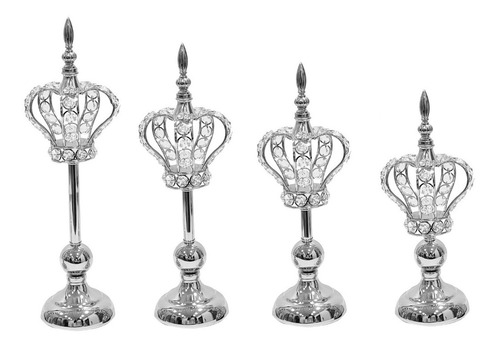 Candelabros Para Velas Con Caireles X4 Unid Hot Sale