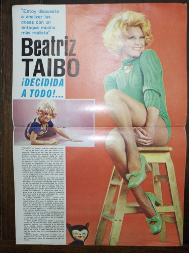 Poster De La Revista * Radiolandia * Beatriz Taibo - Años 80
