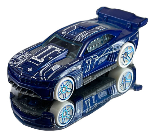 Hot Wheels - Custom 11 Camaro Azul - Serie Art Cars - Mattel
