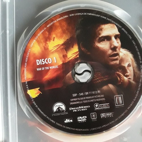 Guerra Dos Mundos Dvd Original