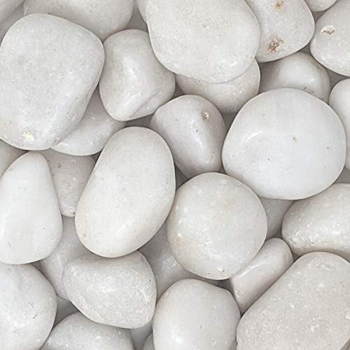 Piedras Blancas Pulidas Decorativas  , Tamaño De 1  2 ...
