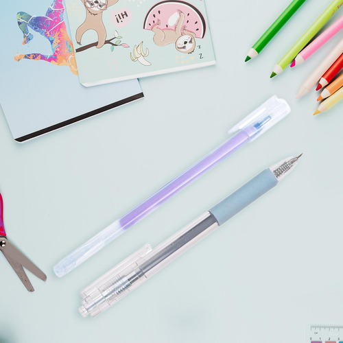 Press Utility Knife Pen Die Cutter Diy Paper Gris Violeta