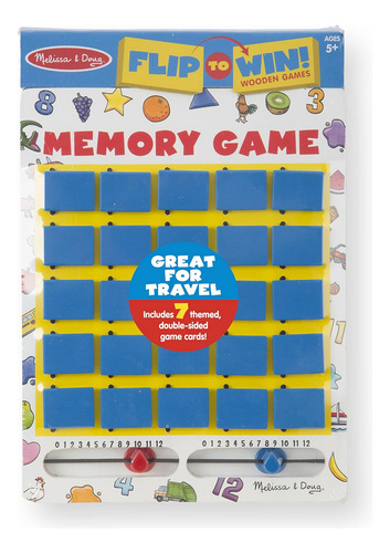 Juego De Memoria Viaje De Madera Con 14 Caras De Cartas Dobl