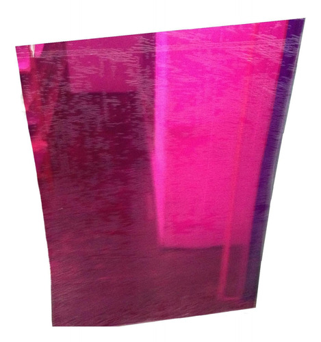 Chapa Acrilica Rosa Transparente 1000 X 500mm X 3mm (espess