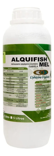 Fertilizante Algas Marinhas Alquifish Mel 1 L Certificado