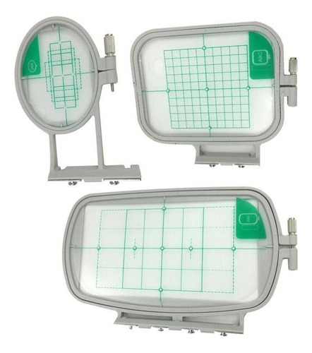 Bordado Marco De Aros, 3 Piezas, Para Máquina Brother