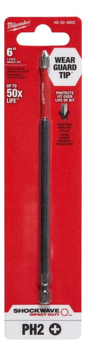 Phillips Ph2 Milwaukee 48-32-4802 6 polegadas.