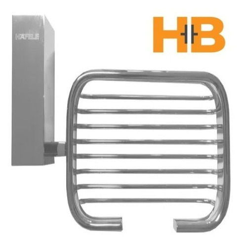 Imagen 2 de 6 de Jabonera Hafele Cod. 980.60.012 Linea Cuadrada Rembrandt