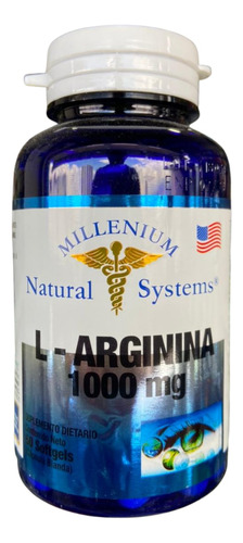 L Arginine 1000 Mg 60 Sg Natura - Unidad a $438