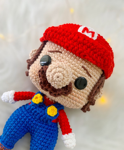 Super Mario Bros Amigurumi Boneco Crochê