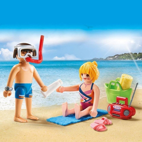 Playmobil Duo Pack Figuras X2 Playeros Chico Y Chica 9449