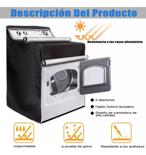 Funda De Lavadora Impermeable Y Resistente A Rayos Uv