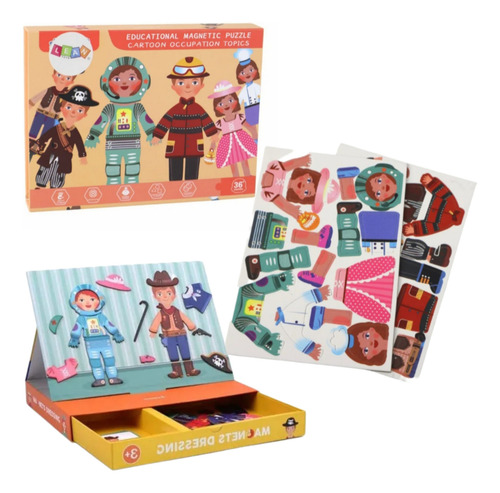 Rompecabezas De Madera Magnético Profesionales Puzzle R