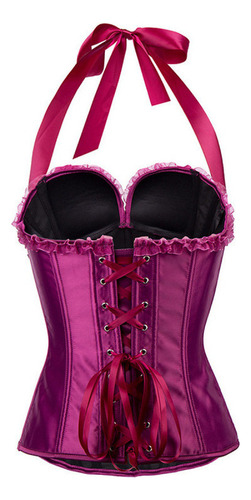 Az. Sexy Pijama Fajas Ajustadas Con Corsé De Corte