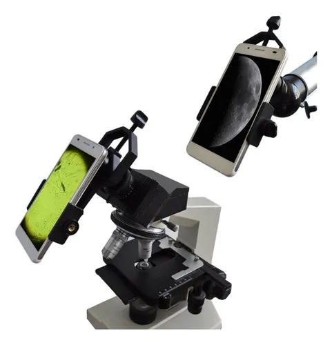 Soporte Adaptador Telescópico Para Celular De Alta Calidad Premium, Compatible Con Telescopios Y Dispositivos Móviles Everest