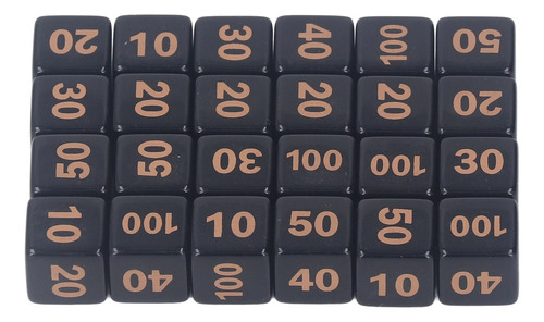 D6 Dice, 24 Peças, Acrílico Poliédrico De 14 Mm, À Prova D'á