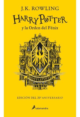 Harry Potter Orden Del Fenix Hufflepuff. Rowling. Salamandra