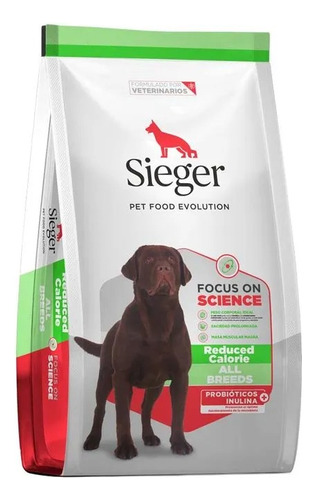 Alimento Para Perro Sieger Reducido En Calorias Light X12 Kg