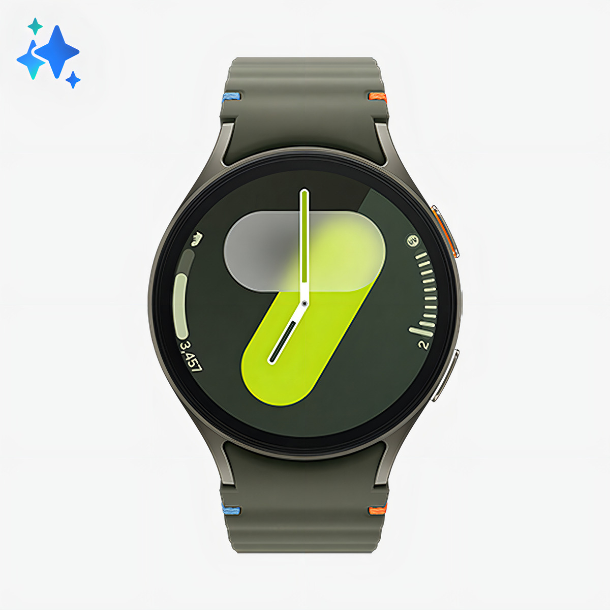 Reloj inteligente Samsung Galaxy Watch7 de 40 mm BT Galaxy AI, color verde