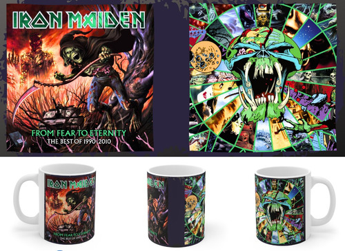 Rnm-0456 Taza Tazon Iron Maiden From Fear To Eternity