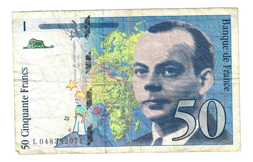 Billete Francia 50 Francos (1999) El Principito Serie L