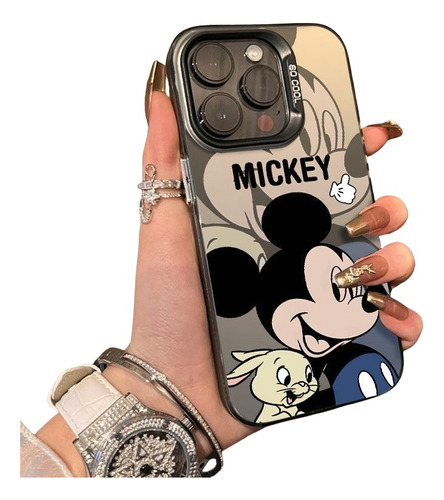 Funda For iPhone Compatible With iPhone 16 Pro Max/15 Pro Max/14 Pro Max /13 Pro Max/12 Pro Max/11 Mickey Mouse 00243