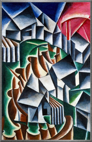 Cuadro Birsk - Lyubov Popova - Año 1916