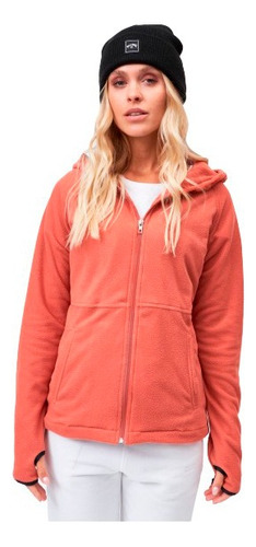 Campera Micropolar Mujer Billabong Roadie Zip Polar