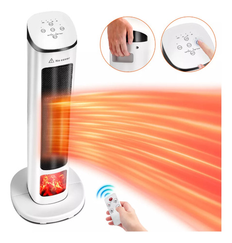 Calefactor Eléctrico De Torre Con Control Remoto,1500w