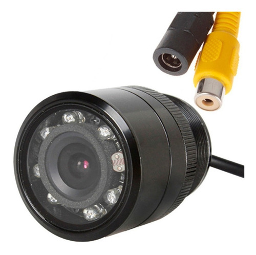 Camara Trasera De Reversa Vision Nocturna 8 Leds Infrarrojos