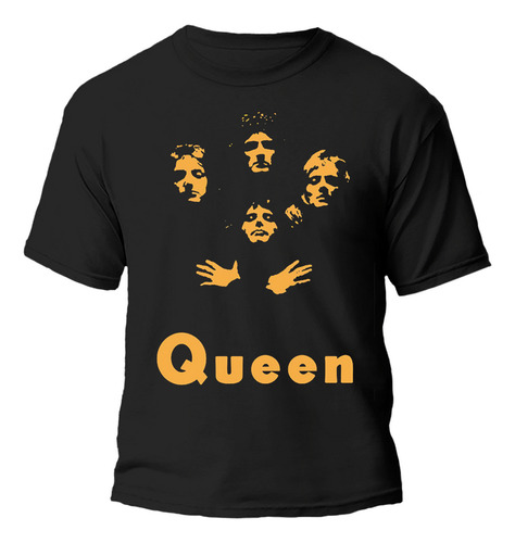 Remera Queen Banda Diseño 100% Algodón