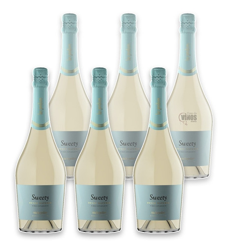 Espumante Las Perdices Sweety Dulce Natural 750ml Caja X6