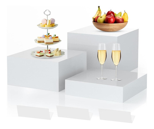 3 Pçs Buffet Riser Comida Riser Para Mesa De Buffet S