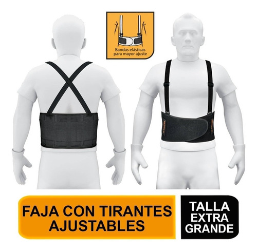 Faja Con Tirantes Ajustables, Talla Extra Grantruper 10954