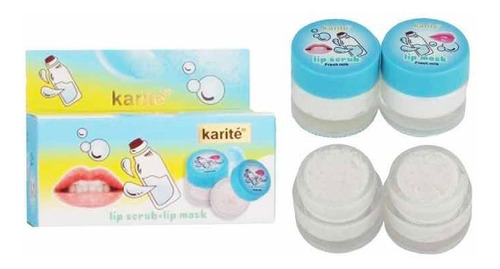 Exfoliante + Balsamo Labial Leche Duo 2 En 1 Labios Karite