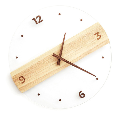 Reloj De Pared Silencioso, Redondo, Decorativo, Moderno, Pan