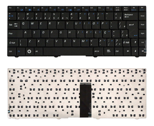 Teclado Do Notebook H Buster Hbnb1403 Hbnb1403/200 Cor Conforme Imagens Do Anúncio Idioma