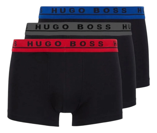 Boxer Trunk Hugo Boss 3 Pack Calzoncillos Hombre Algodón