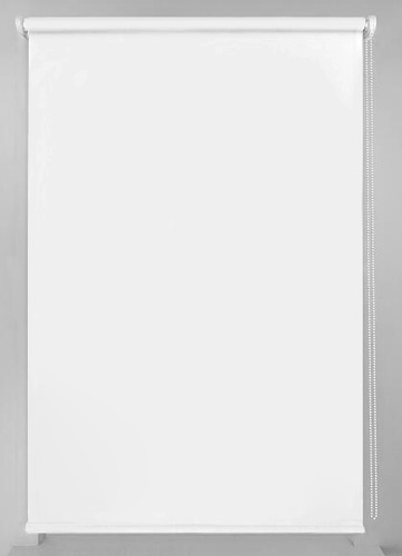 Cortina Roller Blackout 160 Ancho X 130 Alto Entrega Rapida Lista Para Instalar Color Blanco Al Exterior