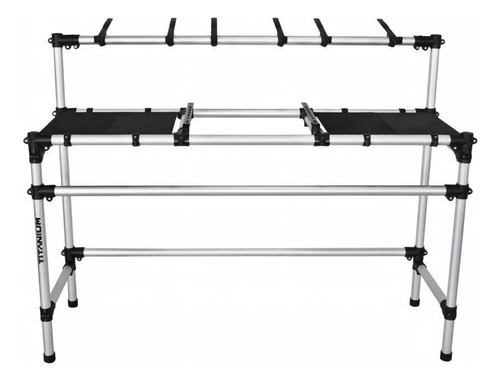 Rack Dj Titanium Rdj Mk2 2 Pick-ups + Mixer + Cdj + Not