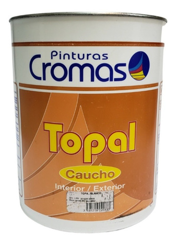 Pintura De Caucho Topal Galon Pinturas Cromas 