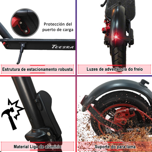 Patinete Elétrico Scooter Teesra M3 Pro,500W Patinete Elétrico,25 KM de Autonomia, Velocidade Máxima de 30 KM/H, Dobravel,Patinete Elétrico com Controle de Aplicativo Bluetooth