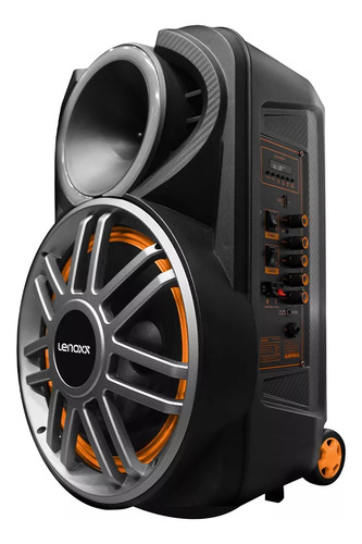 Caixa De Som Amplificada Lenoxx Lca12 600w Bluetooth Com Led