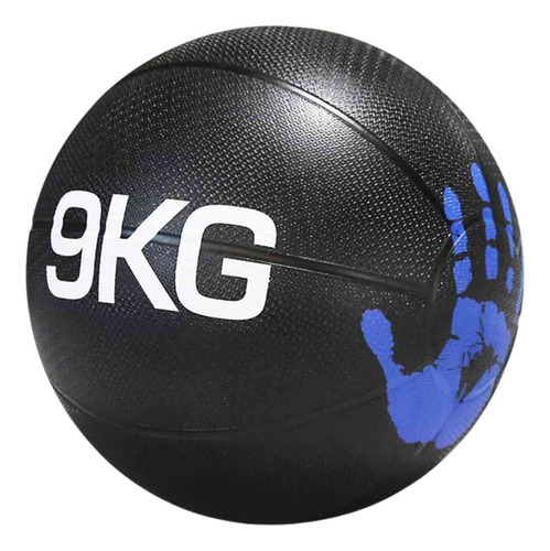 Balón Medicinal 9kg Con Rebote Para Entrenamiento Deporte