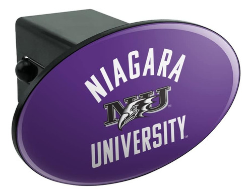 Niagara University Purple Eagles Logo Oval Tow Hitch Cover T