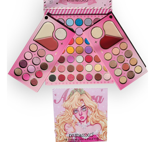 Estuche Grande De Maquillaje De Alta Pigmentación