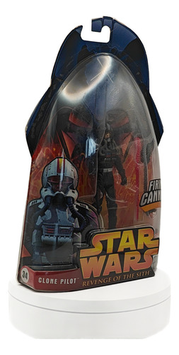 Star Wars Hasbro Revenge Of The Sith Clone Pilot Black Versi
